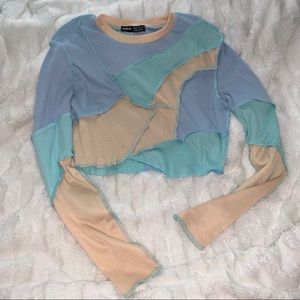 SHEIN LONG SLEEVE CROP TOP